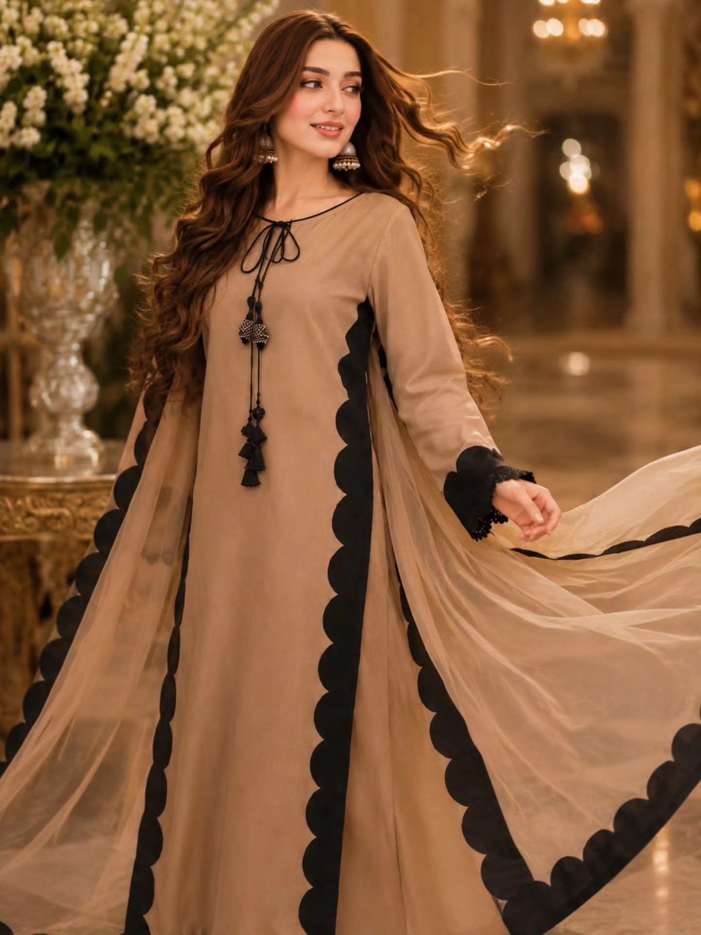 Meher Noir Elegance Suit Set