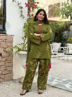 Aarohi Classic Olive Salwar Suit
