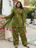 Aarohi Classic Olive Salwar Suit