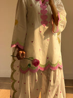 Dilruba Floral Heart Cotton Suit Set