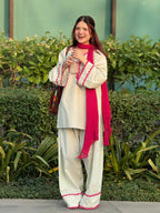 Myra Premium Cotton Lace Work Kurta Set