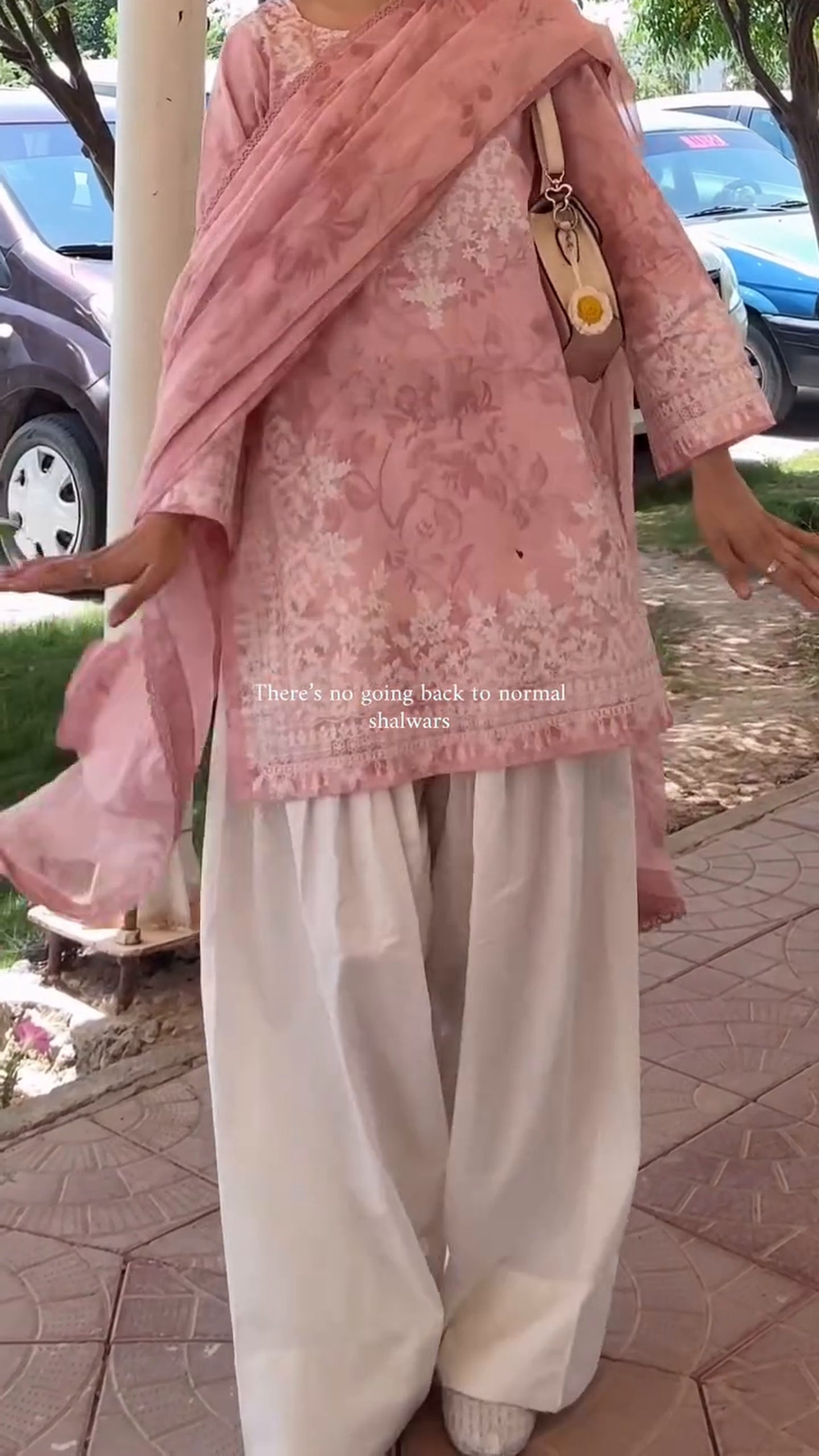 Alina Chic Printed Kurta & Farshi Salwar Set
