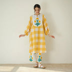 Aarohi Floral Pure Cotton Kurti Set