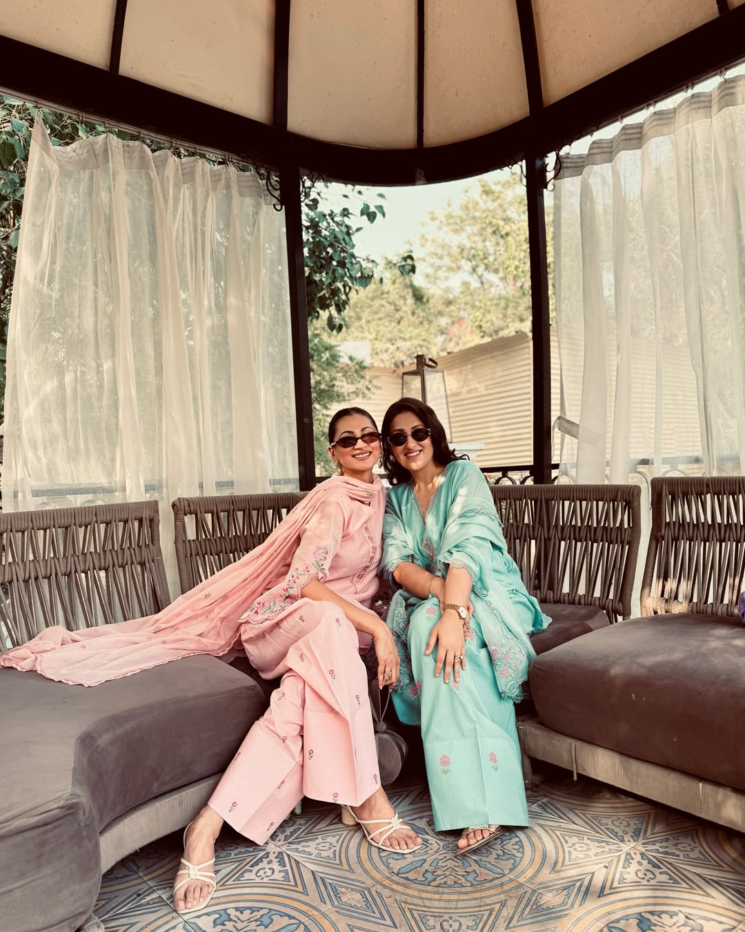 Gulzar Chanderi Kurta with Farshi Salwar