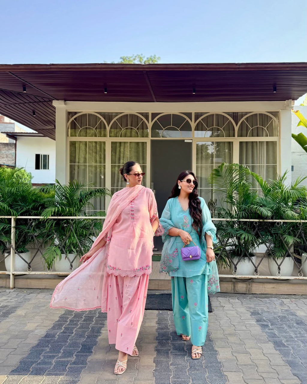 Gulzar Chanderi Kurta with Farshi Salwar