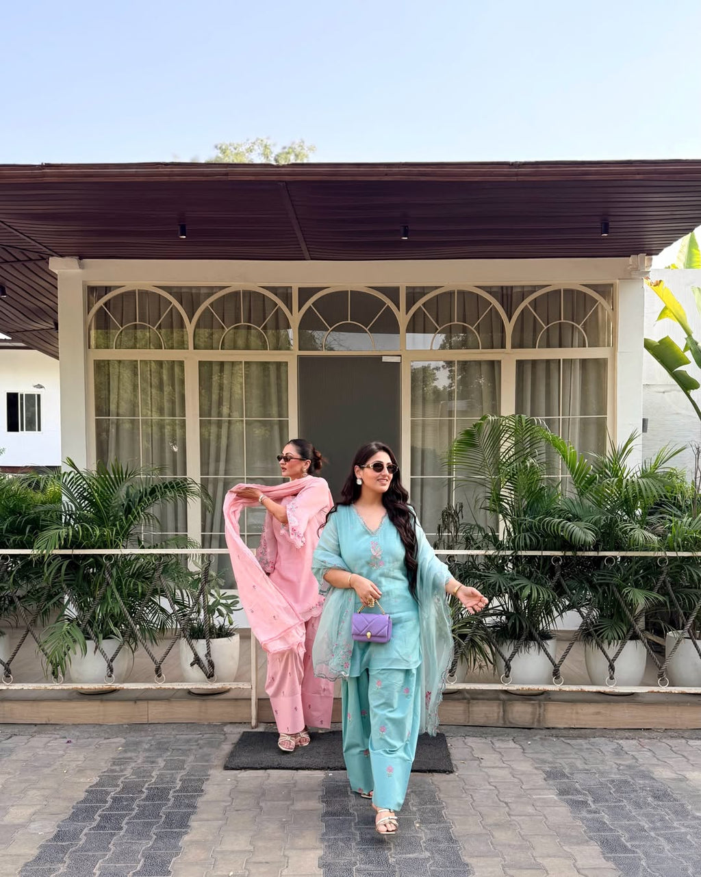 Gulzar Chanderi Kurta with Farshi Salwar
