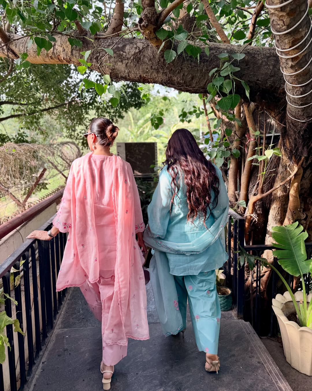Gulzar Chanderi Kurta with Farshi Salwar