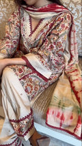 Niya Digital Paisley & Floral Print Cotton Kurta Set