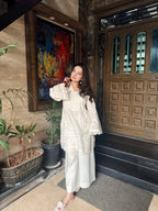 Meera Embroidered Kurta & Palazzo Set
