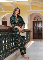Mira Royal Viscose Rayon Kurta Palazzo Set